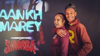 Aankh Marey | SIMMBA | New Dance video | Adarsh patel Choreography