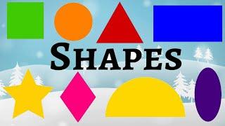 Shapes Learning For Kindergarten | Shapes Name | Kindergarten Learning Videos | Kids Edubox