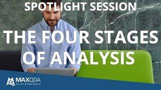 MAXQDA Spotlight Session: The Four Stages of Analysis