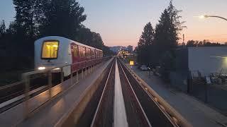 Skytrain Vancouver PoV - Millenium Line - Lafarge Lake Station -To- Lougheed Station | June 24, 2023