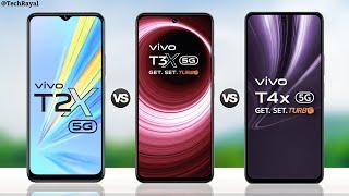 Vivo T2x 5g vs Vivo T3x 5g vs Vivo T4x 5g || Full Comparison