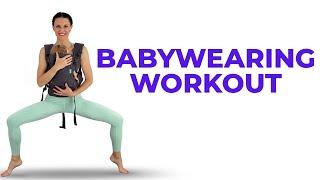 Babywearing Postpartum Workout (Exercise With Baby) 20-Minute Postnatal Workout