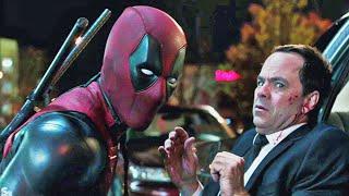 Deadpool Chases Agent Smith - Roadside Scene. | Deadpool (2016)