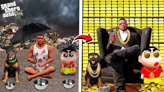 Franklin & Shinchan Change Their Poor Life To Richest Life in GTA 5 || Gta 5 Tamil