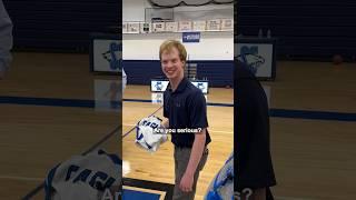 Basketball team manager gets the surprise of his life ️