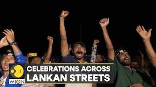 Sri Lankans celebrate ex-President Gotabaya Rajapaksa's resignation | Latest World News | WION