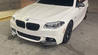 Catless downpipe BMW 550i Xdrive| Night POV