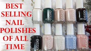 TOP 10 BEST SELLING ESSIE NAIL POLISHES OF ALL TIME | Swatches on the Natural Nails