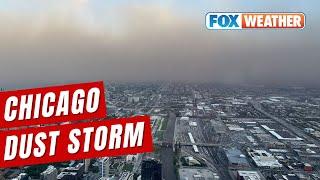 Dust storm hits Chicago