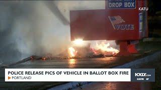 Police release pics of vehicle in ballot box fires