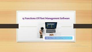 Fleet Management Software | 15 Functions | Fleetroot.com