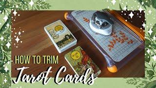 How to Trim Tarot Cards║Divination Cards