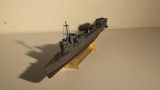 1/700 Flyhawk HMS Campbeltown - Ship history and build