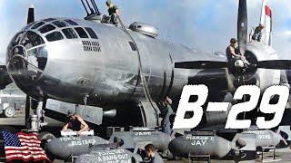 Boeing B-29 Superfortress | Flight Procedures And Combat Crew Functioning | Original Upscaled Video