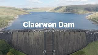 Spectacular Aerial Views of Claerwen Dam | C&C Drone Services