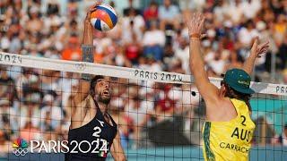 Italy cruises past Australia in men's beach volleyball match | Paris Olympics | NBC Sports