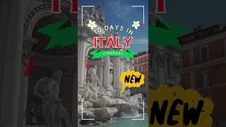 Italy Dream Trip: 10 day Italy Itinerary Revealed #italytrip #explore #shorts