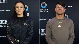 EXCLUSIVO! Alexa Grasso e Diego Lopes analisam momentos finais antes do NOCHE UFC