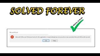 Microsoft Office can't find your license for this application  A repair attempt was unsuccessful or