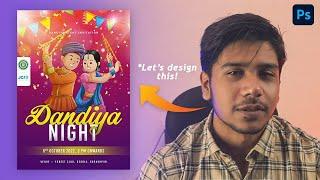 Festival poster design in photoshop - Photoshop tutorial step by step