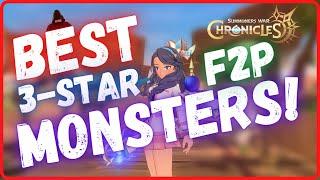 3-STAR MONSTERS  to BUILD in SUMMONERS WAR: CHRONICLES! F2P CHANNEL!