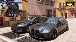 BMW M3 G80 Competition & Audi RS7 Sportback | Forza Horizon 5 | Thrustmaster T300 RS gameplay