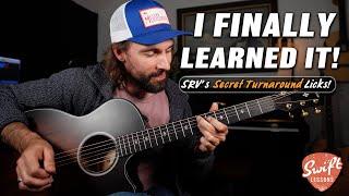 I FINALLY Learned it! SRV's Secret Turnaround Licks in E