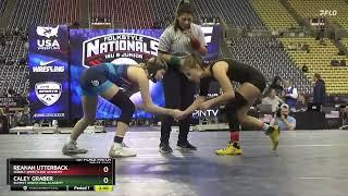 2024 Junior Girls Folkstyle Nationals: Caley Graber vs Reanah Utterback: 110 Ibs Finals