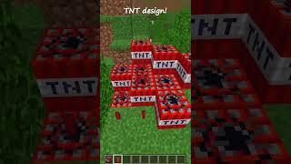 TNT Design  #minecraft #minecraftbuilds #minecraftshorts