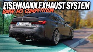 New Eisenmann Exhaust System for our BMW M3 Competition | Soundcheck Stock vs Eisenmann