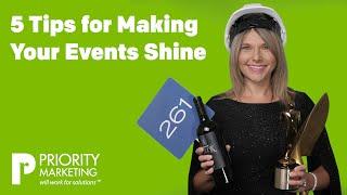 5 Tips for Making Your Events Shine | #FAQFriday