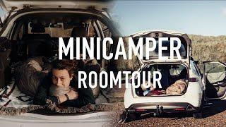 Minicamper I Honda Civic I DIY Minicamper Ausbau I Roomtour Mini Camper | Micro Camper Ausbau