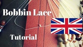 Bobbin lace - How to make the lacemaker knot (ENG)