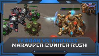 StarCraft 2 (RuFF Highlight): Marauder Bunker Rush