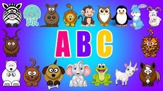 ABC Animal Sounds | Animal Sounds for Toddlers | LittleKidsTV