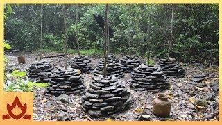 Primitive Technology: Stone Yam planters