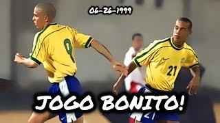 RONALDO And RONALDINHO Join Forces To Play Jogo Bonito Against LATVIA! (June 1999)