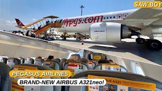 4K TRIP REPORT | PEGASUS AIRLINES “BRAND-NEW” Airbus A321neo | Istanbul SAW to Milan Bergamo