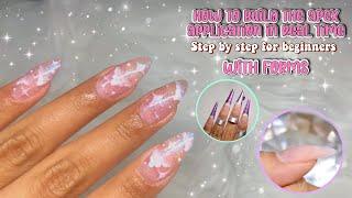 HOW TO BUILD THE APEX WITH POLYGEL WITH FORMS || APPLICATION IN REAL TIME || polygel kit unboxing