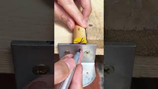 How to Find the Wood Center at Home! #woodworking #shorts #diy