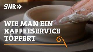 How to make a coffee service pottery | SWR Handwerkskunst