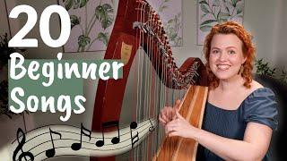 Teach yourself these Beginner Harp Pieces!