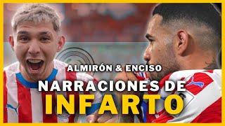 ASÍ NARRARON LOS GOLES DE PARAGUAY (Almirón & Encinos) EN SUDAMERICA