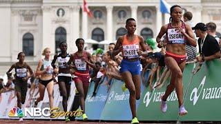 Women's 5K Diamond League title comes down to back and forth final lap | NBC Sports