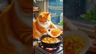 Rabbits journey,.a cat cook vegetable soup and a rabbits eats vegetable.#training#youtube#sorts