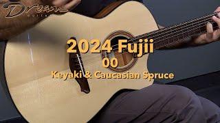 Dream Guitars - 2024 Fujii 00, Keyaki & Caucasian Spruce #guitardemo #acousticguitar #00guitar