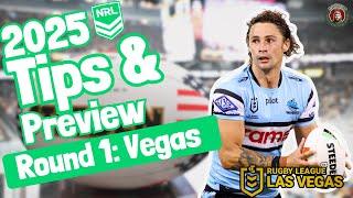 NRL Round 1: Tips & Predictions (Vegas 2025)