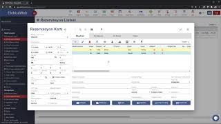 ElektraWeb 4. Rezervasyon İşlemleri - Münferit Rezervasyon