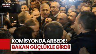 İçişleri Bakanlığı Bütçe Görüşmelerinde Kayyum Gerginliği! Bakan Yerlikaya Salonda Güçlükle Girdi