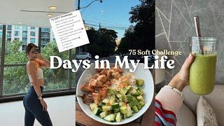 HEALTH VLOG: 75 soft challenge, healthy habits, workouts, 10k steps.